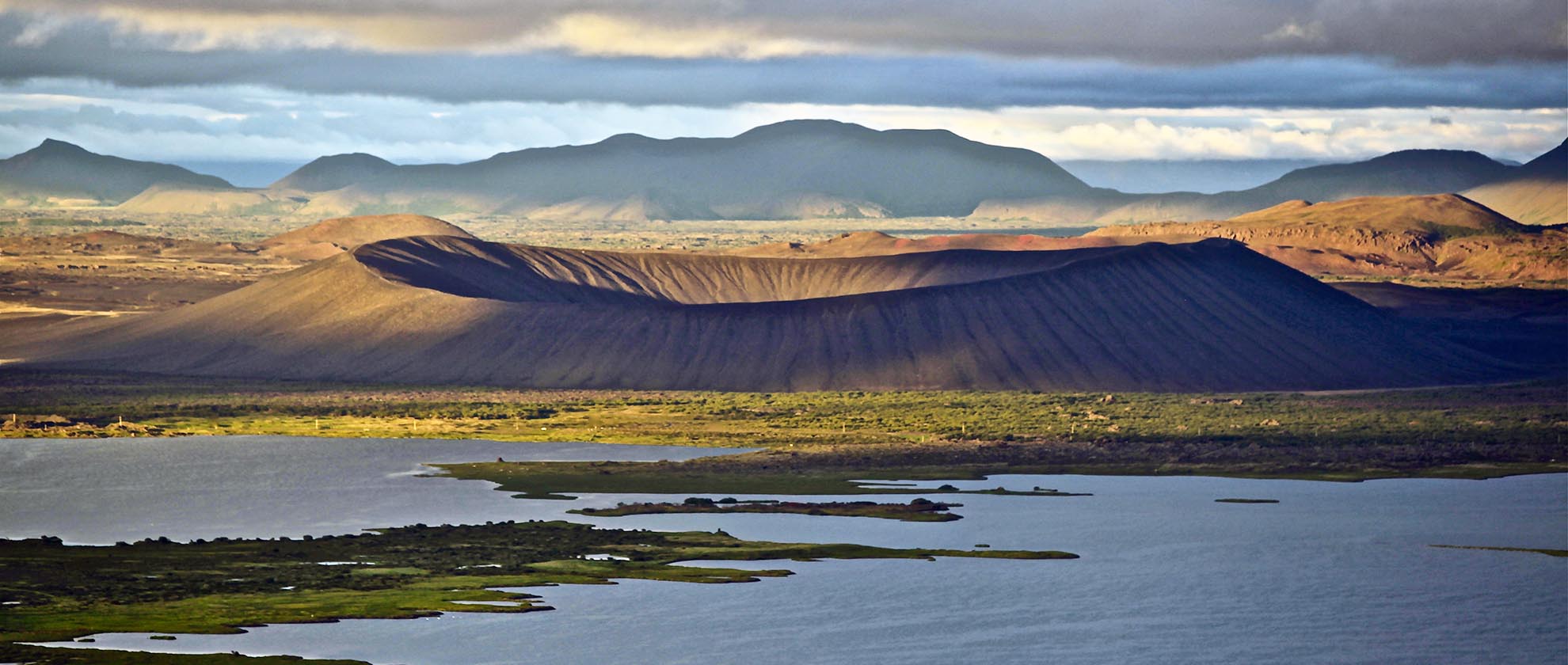 Hverfjall (also called Hverfell) is one of North Iceland’s most striking volcanic craters