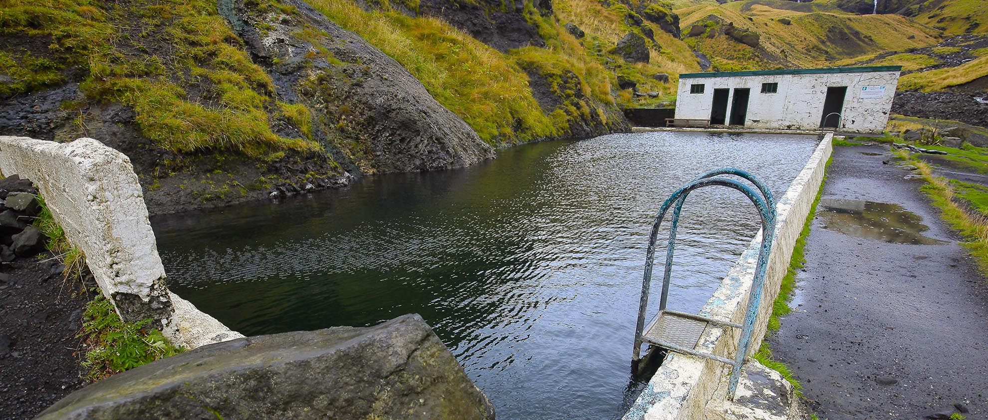 Seljavallalaug is a Hidden Gem in South Iceland. Discover it with Holdur Car Rental