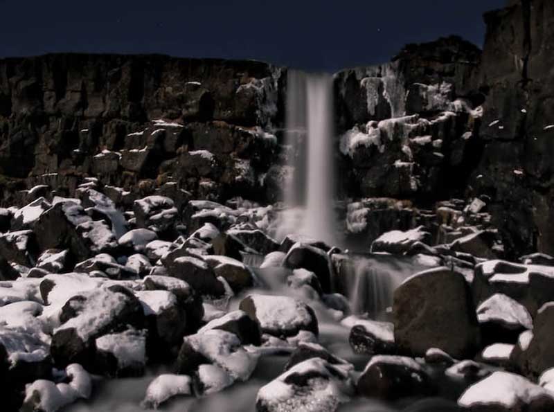 Winter driving car rental Iceland