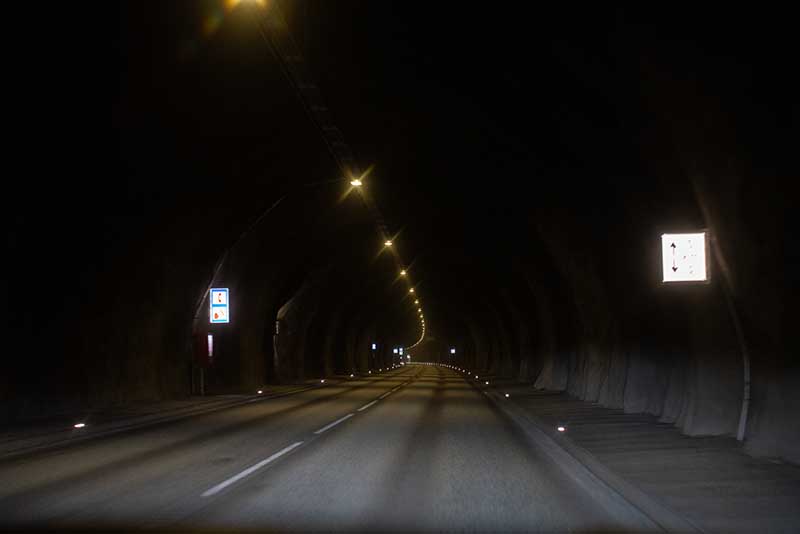 Vadlaheidi tunnel near Akureyri