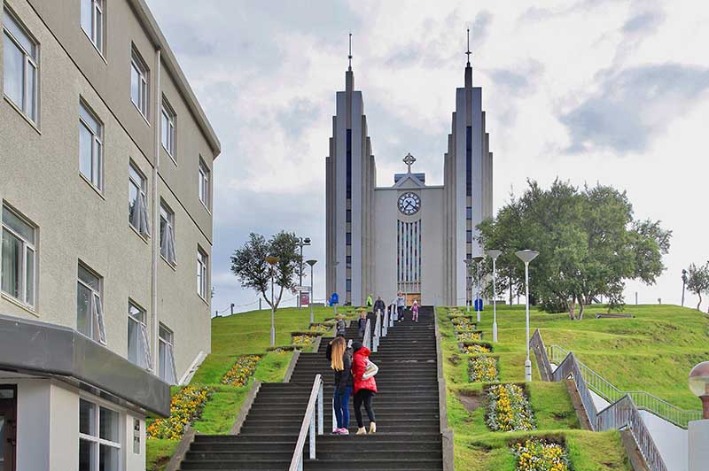 The Church is iconic symbol of Akureyri