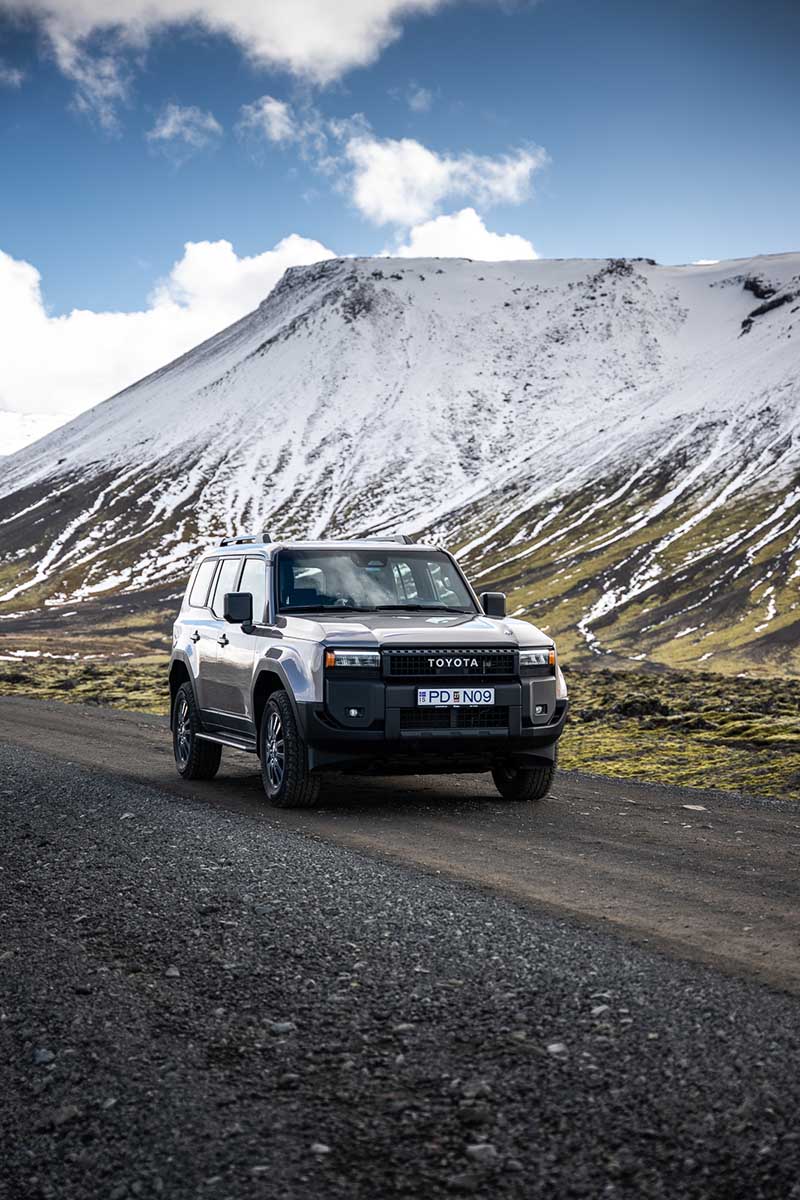 Toyota Landcruiser 250 on Iceland Grave Road