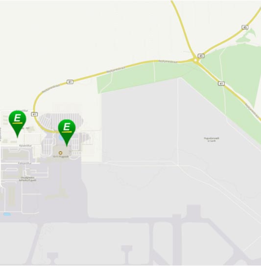 Europcar Keflavík International Airport location