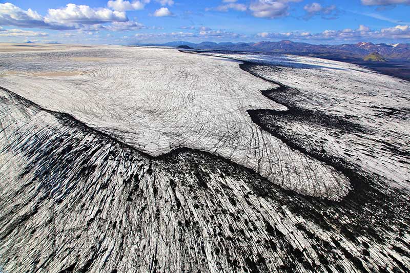 Katla is one of the largest and most active volcanoes in Iceland