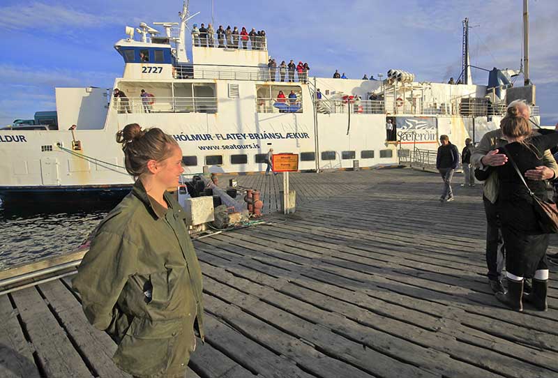 Taking a Baldur ferry rental car trip