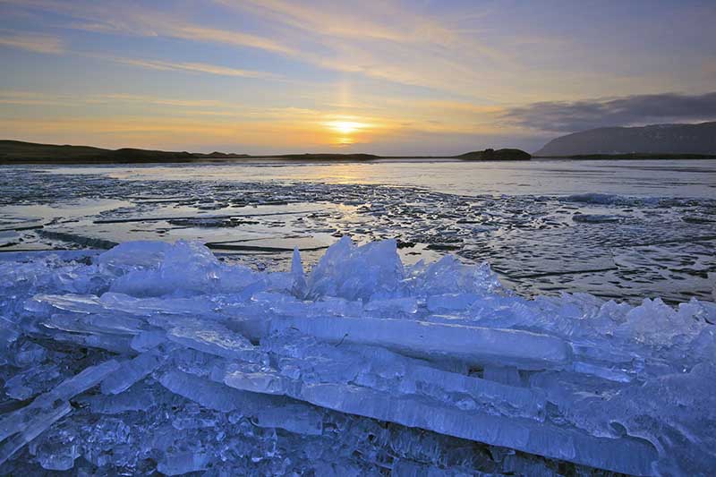 Driving in Iceland in February
