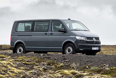 Minivan rental in Iceland