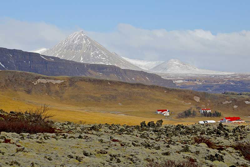 Mnt. Baula in Borgarfjordur West Iceland