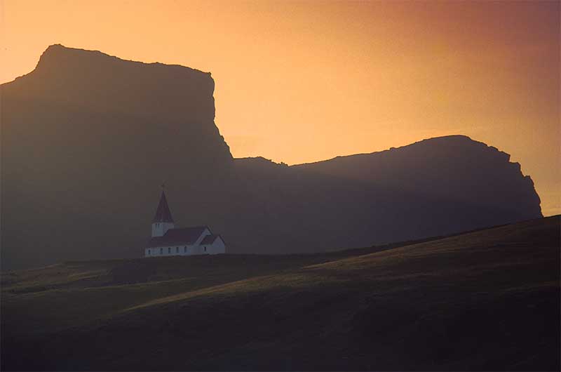 Church building in Vik i Myrdal