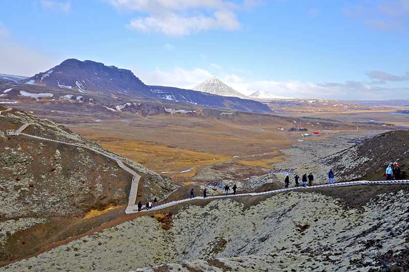 Grábrók Crater Hike Walking Path