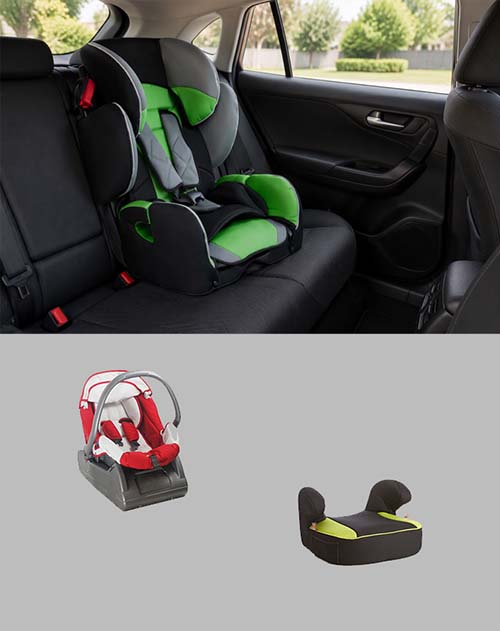 Child seat for rental car in Iceland