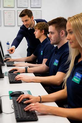 Customer service staff at Höldur car rental in Iceland