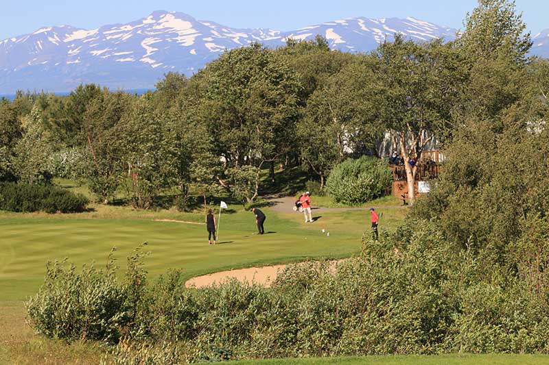 Golf course in Iceland
