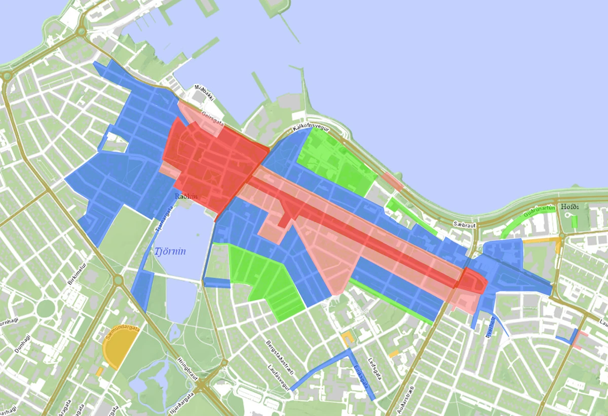 Reykjavik-parking-map