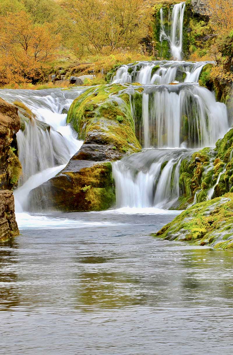 A visit to Gjáin is a journey into a fairytale landscape