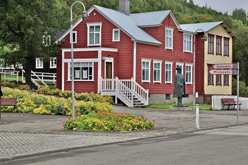 Akureyri Old Town. Akureyri Museum and Nonni's House