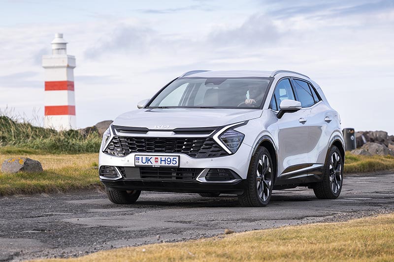 Kia Sportage PHEV Rental car Iceland