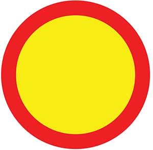 Road Closed Warning Sign