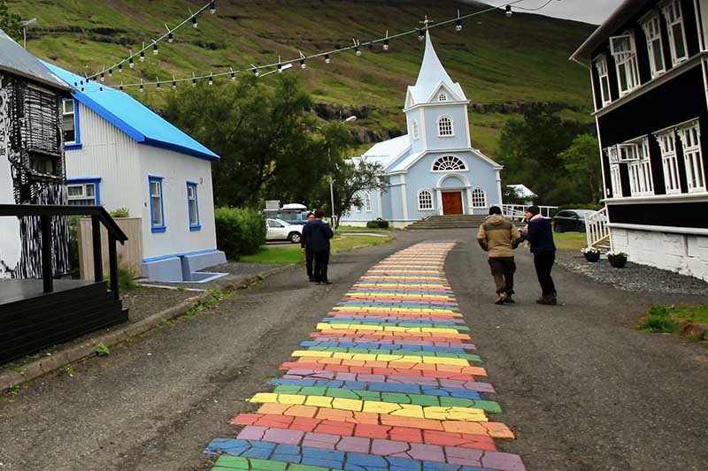 Seyðisfjörður Church in East Iceland