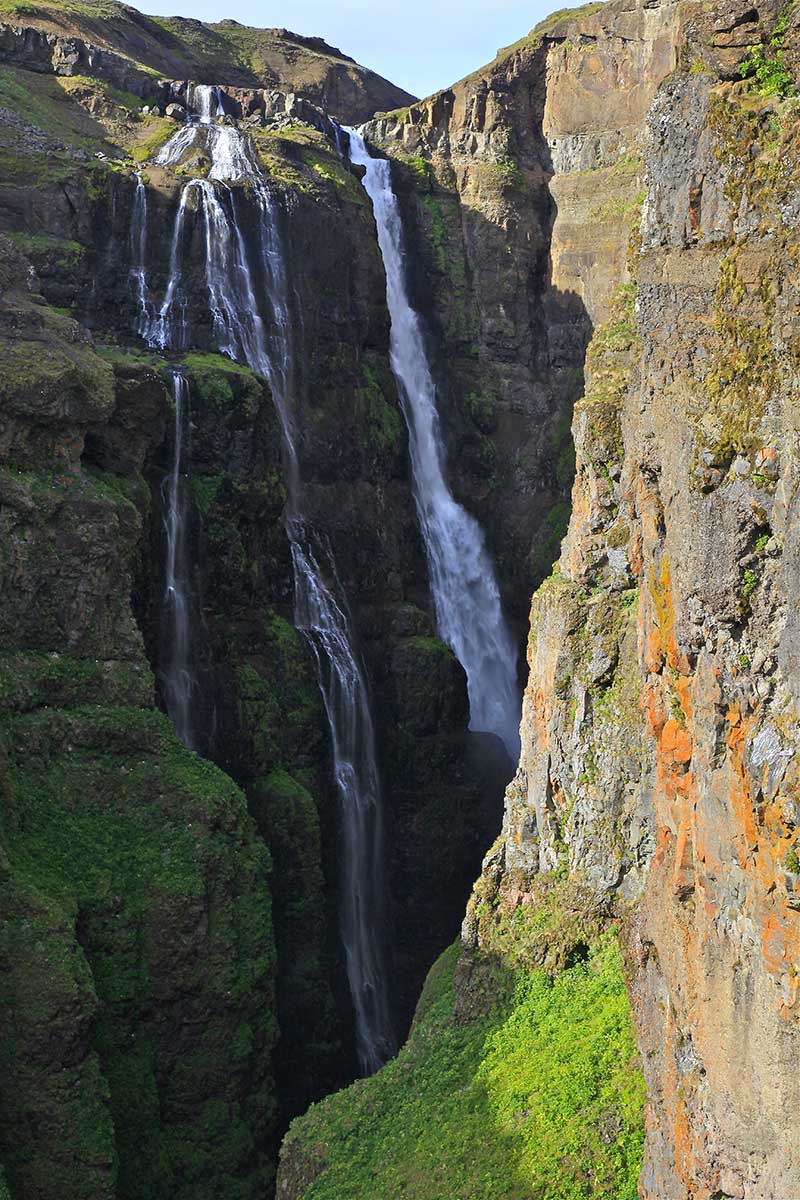 Glymur waterfall