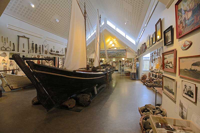 Inside Skogar museum south Iceland