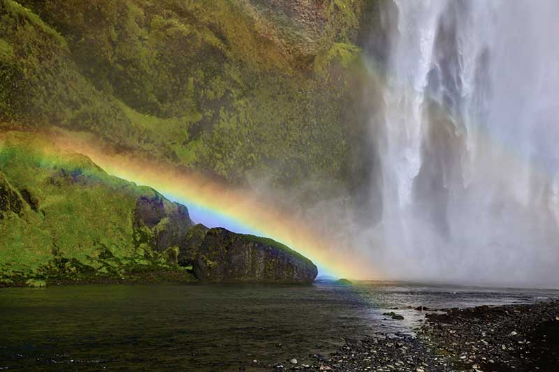 Skogafoss rainbow
