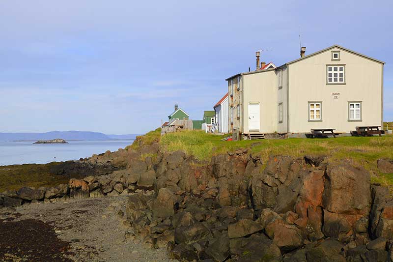 Old houses in Flatey