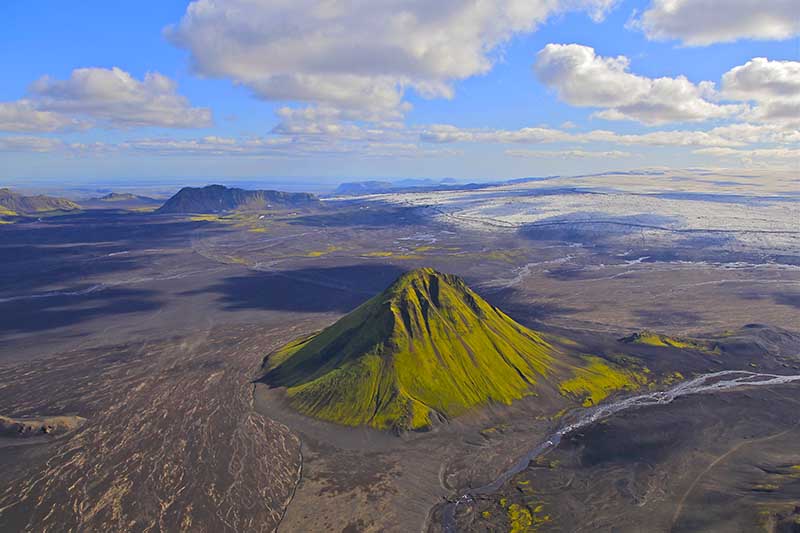 Mount Maelifell Aerial View
