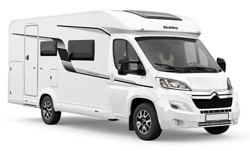 Motorhome camping van ideal for two travellers
