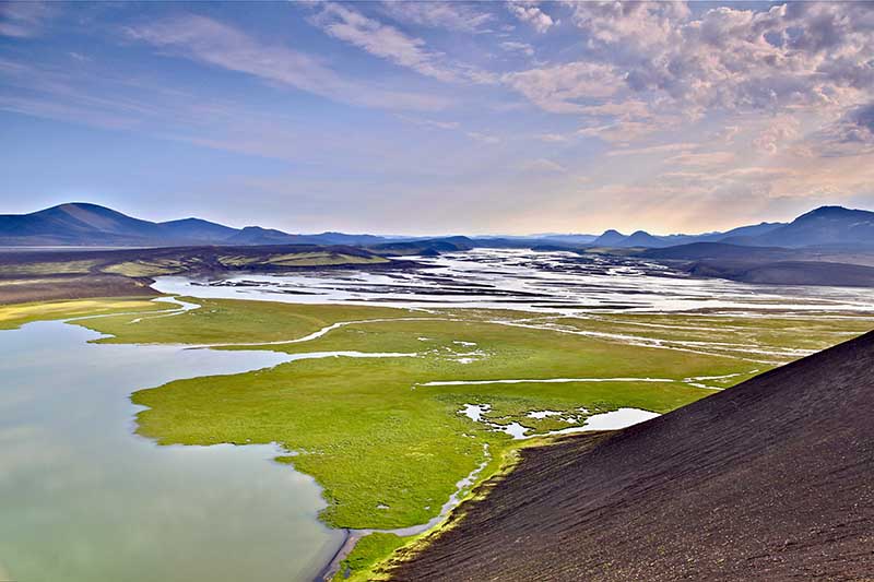 Iceland summer day