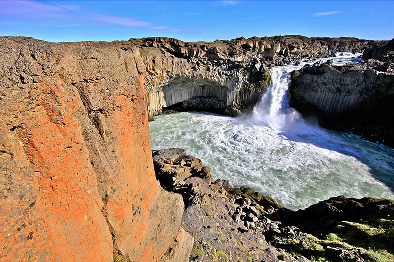 Aldeyjarfoss Waterfall