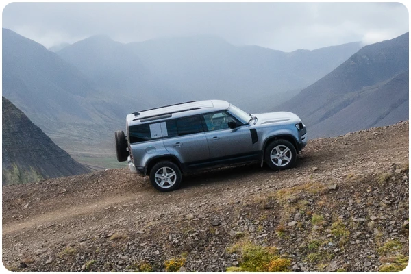 4x4 SUV for rent at Europcar in Iceland Keflavik airport
