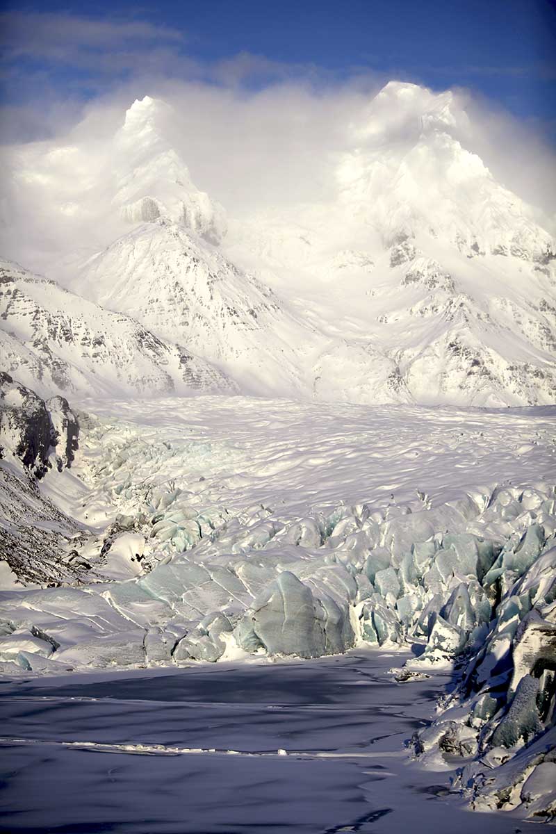 svinafellsjokull glacier