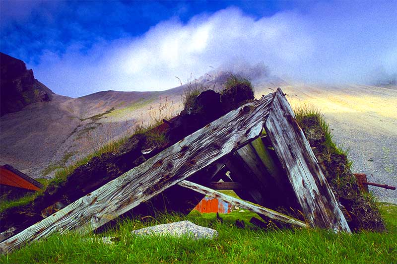 Stokksnes abandoned farm