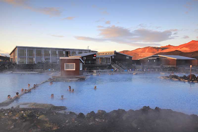 Outside Myvatn Nature Baths