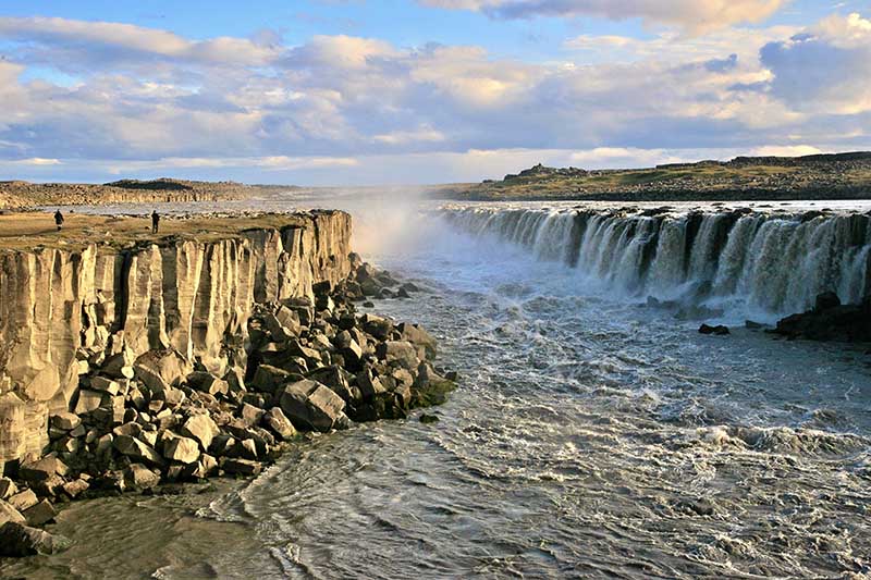 Selfoss waterfall is a breathtaking natural wonder located in North Iceland