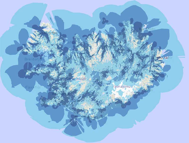 Iceland Mobile Data Coverage Map