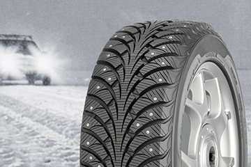 Studded Winter tyre Iceland Car Rental
