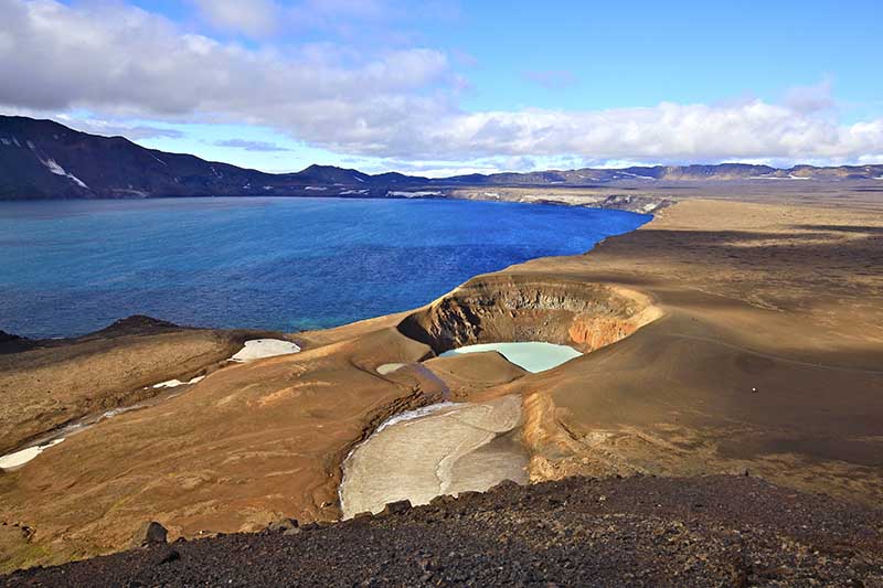 Askja Crater, Oskjuvatnd and Viti