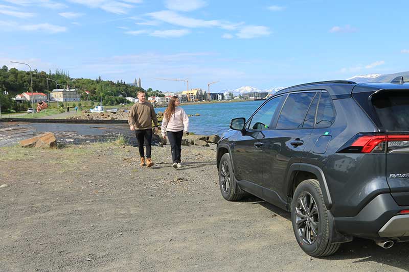Driving in Akureyri