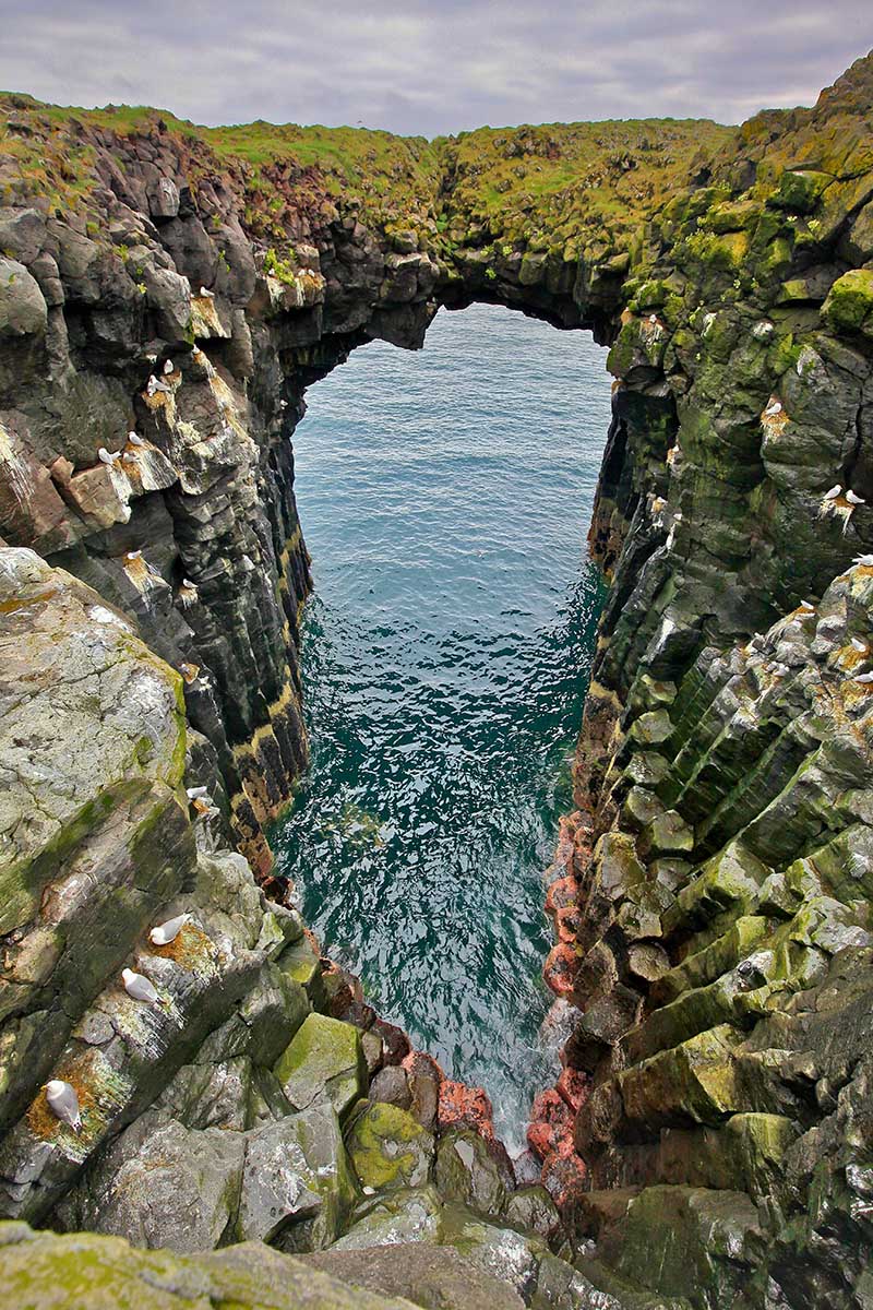 Arnstapi Snaefellsnes Peninsula West Iceland