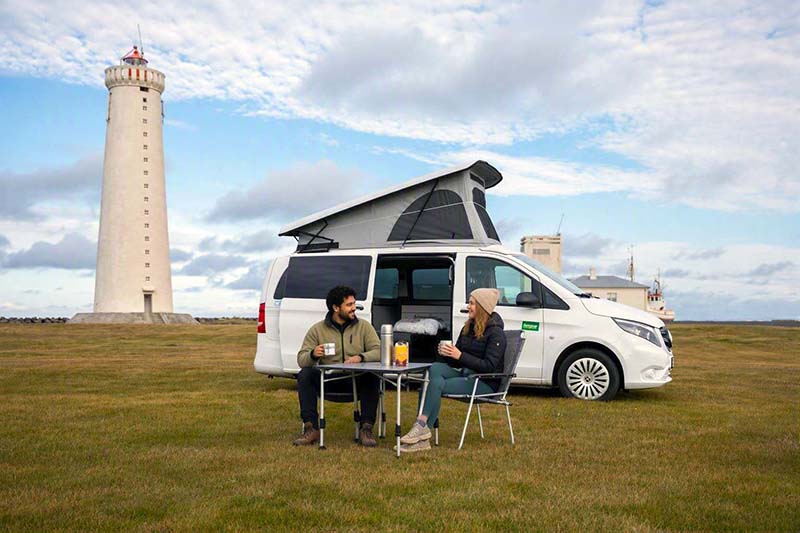 Camper van grocery store info for iceland road trip