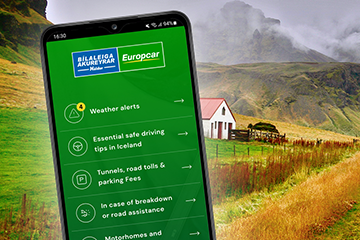 The Höldur Car Rental App for Travel in Iceland