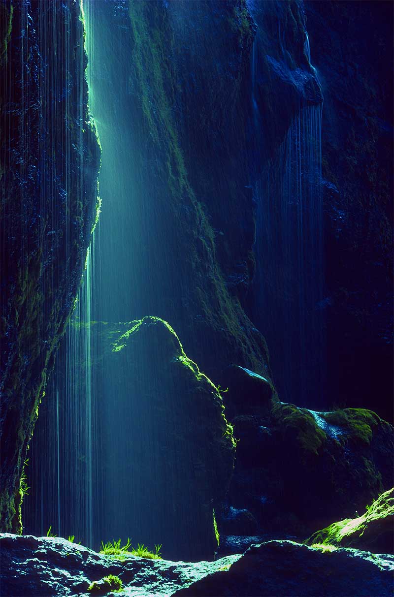 The hike into Stakkholtsgjá is a relatively flat and easy walk that follows the riverbed