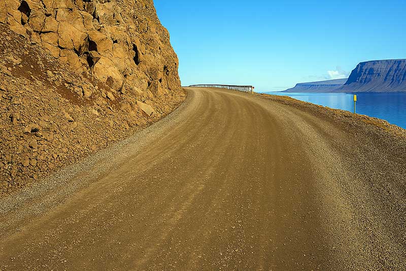 Iceland Westfjords Gravel Road