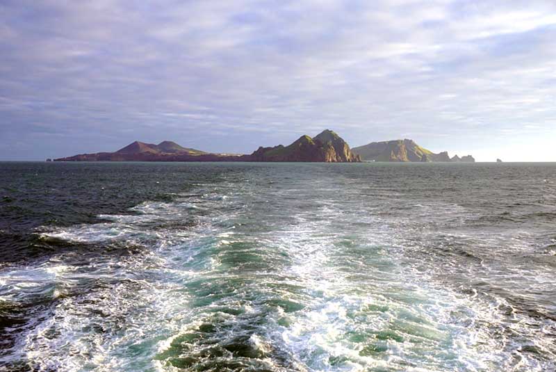 Sailing to and from Westman islands