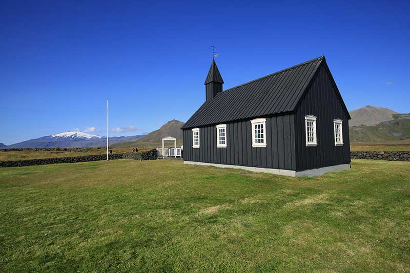 Búðir Black Church on Snæfellsnes Peninsula