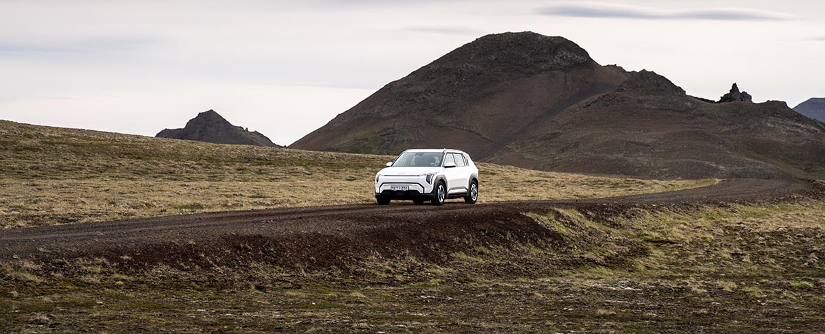 Kia EV3 Electric Car from Holdur Car Rental - Europcar in Iceland