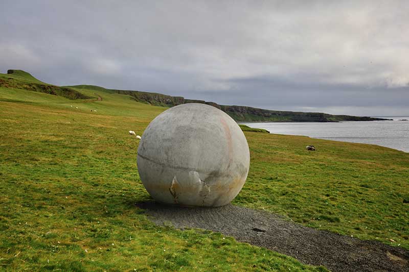 Crossing the Arctic Circle in Grimsey Iceland