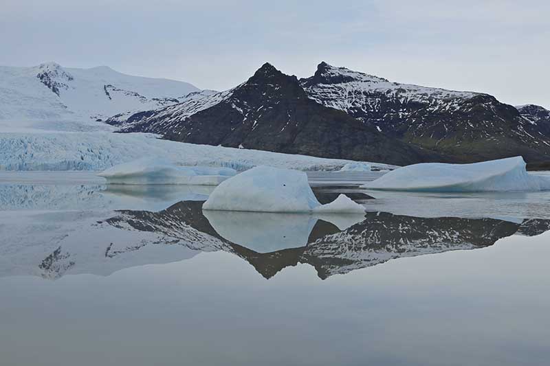 Fjallsarlon Glacier Lagoon in Iceland